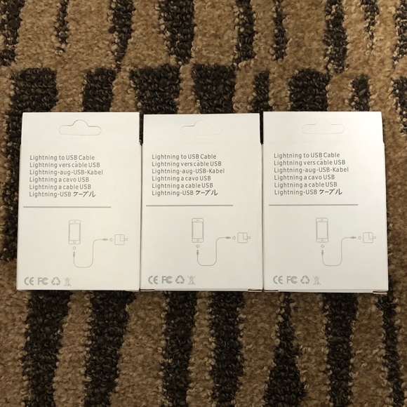 3 Pack Lightning To USB Cable - Picture 5 of 5